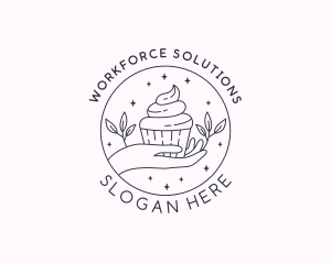 Sweet Cupcake Dessert logo design