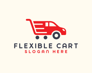 Automobile Shopping Cart logo design