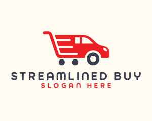 Automobile Shopping Cart logo design