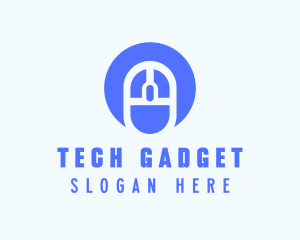 Tech Mouse Gadget logo design