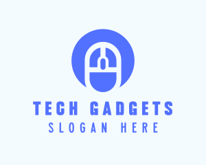 Tech Mouse Gadget logo design