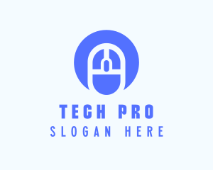 Tech Mouse Gadget logo design