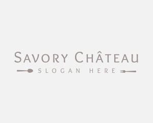 Minimalist Classy Restaurant logo design