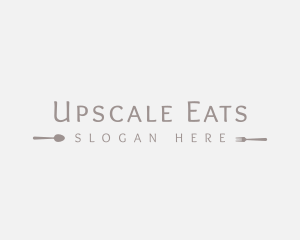 Minimalist Classy Restaurant logo design