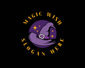 Magic Witch Hat logo design