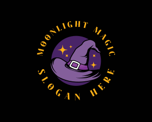 Magic Witch Hat logo design