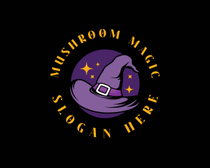 Magic Witch Hat logo design