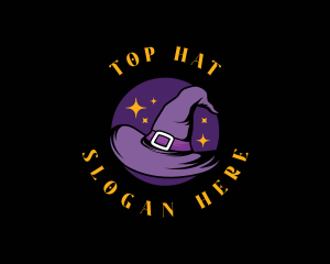 Magic Witch Hat logo design