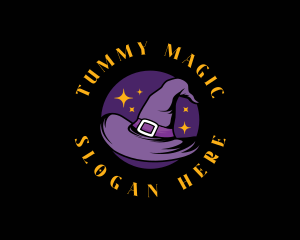 Magic Witch Hat logo design