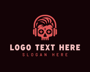 Headset Skull Headset logo