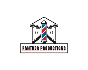 Barber Razor Grooming Logo