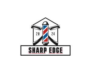 Barber Razor Grooming logo