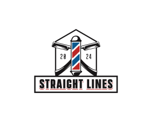 Barber Razor Grooming logo design