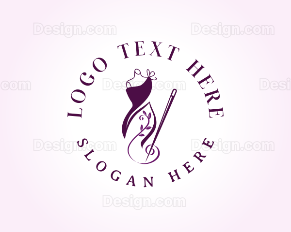 Sewing Dress Embroidery Logo