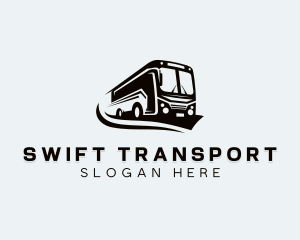 Bus Transport Vehicle logo design