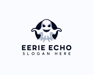 Scary Ghost Creepy logo design