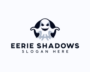 Scary Ghost Creepy logo design