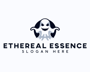 Scary Ghost Creepy logo design