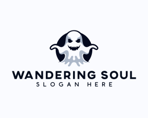 Scary Ghost Creepy logo design