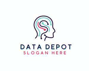 Head Ai Data Scientist logo design