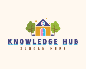 Preschool Kindergarten Learning logo design