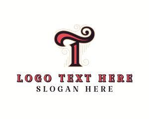 Artistic Retro Lifestyle Letter T logo