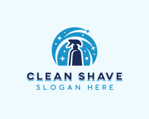 Cleaning Sprayer Disinfection logo design