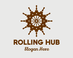 Gear Sailing Helm logo design