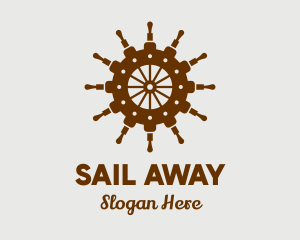 Gear Sailing Helm logo design