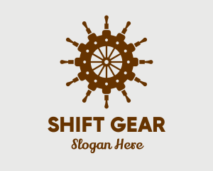 Gear Sailing Helm logo design