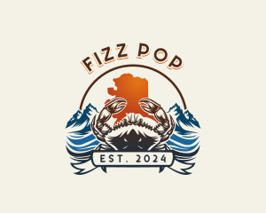 Seafood Ocean Crab logo design