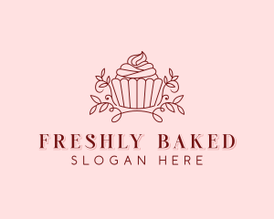 Confectionary Cupcake Baking logo design