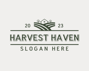 Agriculture Harvest Ranch logo design