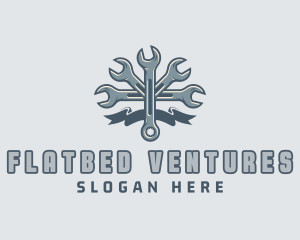 Mechanic Hardware Wrench  logo design