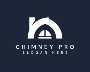 Modern House Chimney logo