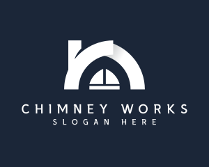 Modern House Chimney logo