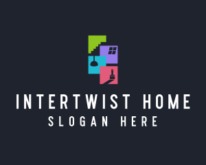 Apartment Home Interior logo design