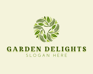 Organic Botanical Wellness logo design