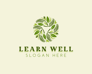 Organic Botanical Wellness logo design