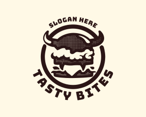 Monster Burger Hamburger logo design