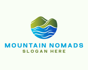 Mountain Camping Trip logo design