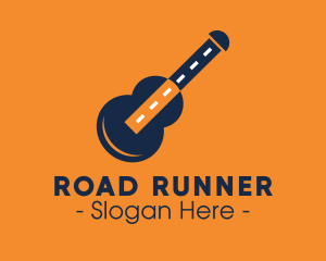 Blue Guitar Road logo design