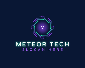 Cyber Technology Digital logo design