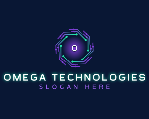 Cyber Technology Digital logo design