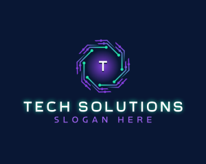 Cyber Technology Digital logo design