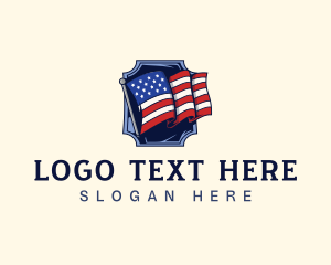 American Nationality Flag  logo