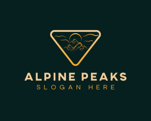 Alpine Mountain Sun logo