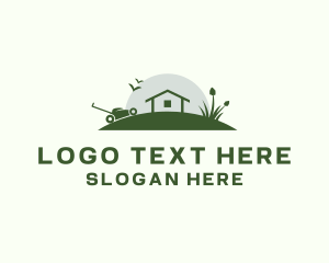 Lawn Mower Garden Tool Shed logo