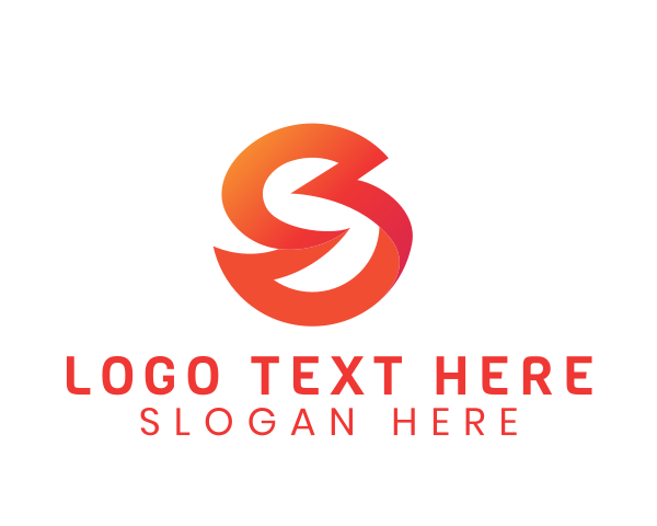 Modern Gradient Letter S logo