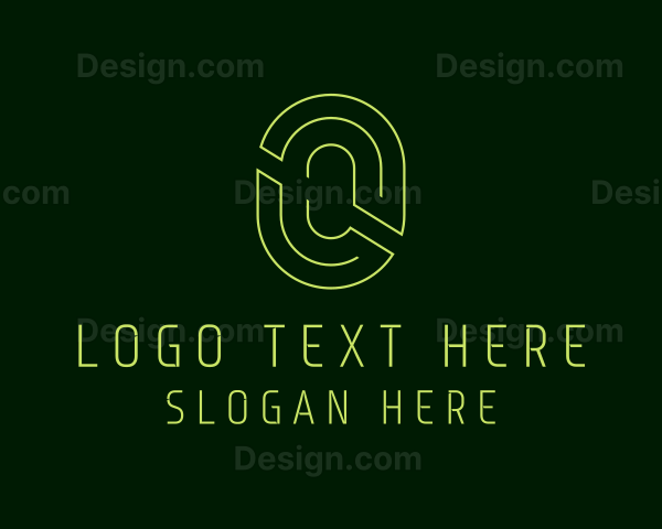 Geometric Business Letter O Logo